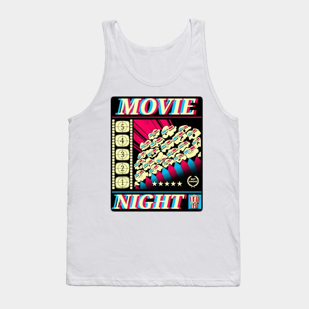 Movie Night Tank Top by Gerty